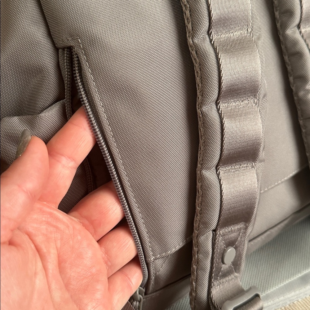 Ash grey Dagne Dover Brooklyn backpack - Picture 9 of 10